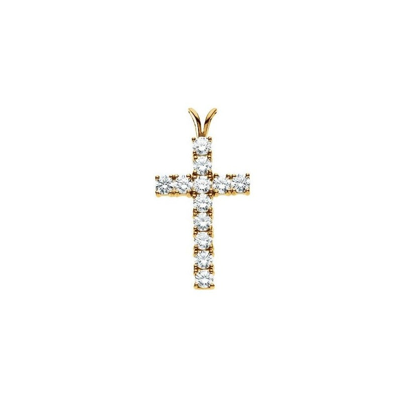 Accented Cross Pendant